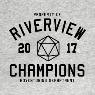 Riverview Champions Adventuring Dept. (Dark) T-Shirt